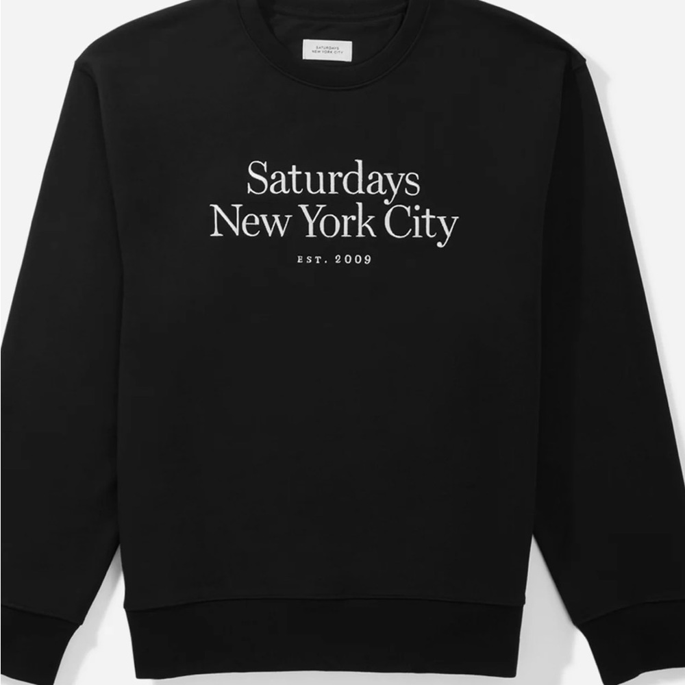Never worn Saturdays NYC sweatshirt size XS - black
